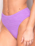 Ivory Rose Scrunch High Waist Bikini Bottom Lilac