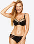 Kinga Anela Padded Balconette Bra Black