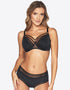 Kinga Isla Padded Balconette Bra Black