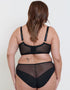 Liaison Berlin Padded Plunge Longline Bra Black