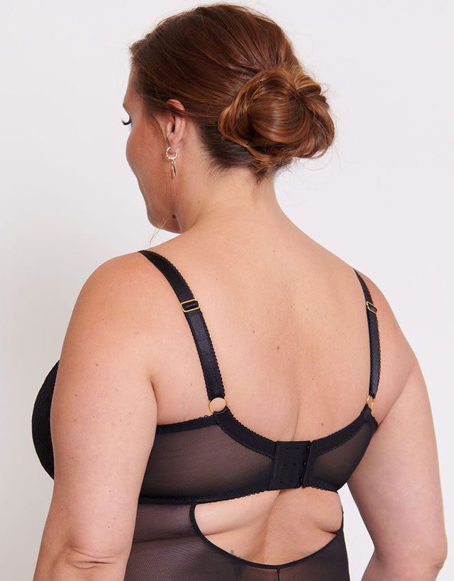 Liaison Venice Balcony Babydoll Black