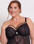 Liaison Venice Balcony Babydoll Black