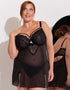 Liaison Venice Balcony Babydoll Black