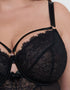 Liaison Venice Balcony Babydoll Black