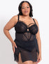 Liaison Venice Balcony Babydoll Black