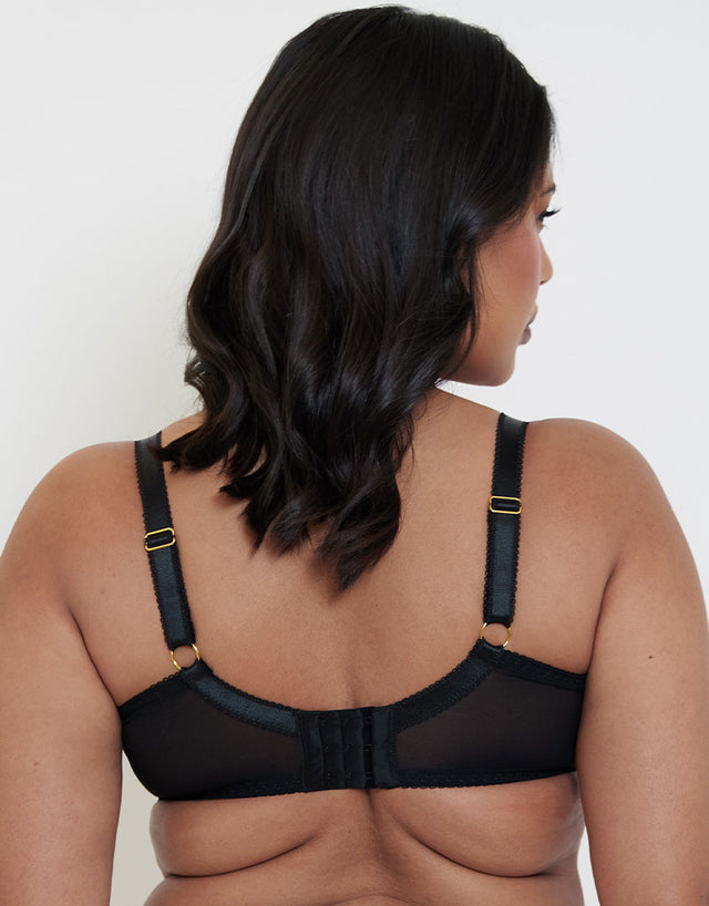Liaison Lisbon Padded Plunge Bra Black