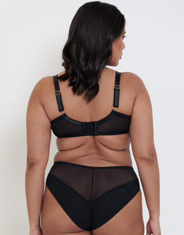 Liaison Lisbon Padded Plunge Bra Black