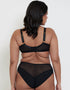 Liaison Lisbon Padded Plunge Bra Black