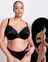 Liaison Lisbon Padded Plunge Bra Black
