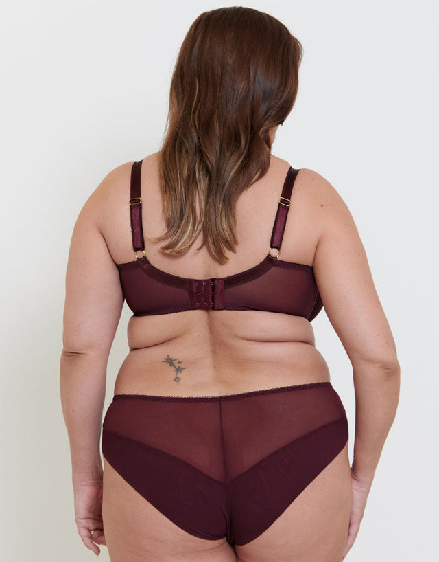 Liaison Paris Balcony Bra Merlot