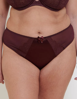 Liaison Uptown Brazilian Brief Merlot