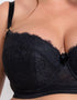 Liaison Vienna Padded Longline Balcony Bra Black