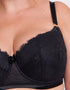 Liaison Vienna Padded Longline Balcony Bra Black