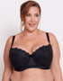 Liaison Vienna Padded Longline Balcony Bra Black