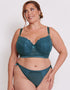Liaison Vienna Padded Longline Balcony Bra French Navy