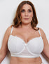 Liaison Vienna Padded Longline Balcony Bra White