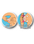 Magic Silicone Nipple Covers Mocha Brown