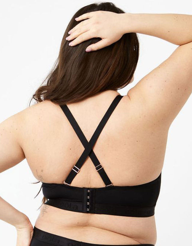 Oola Hidden Wire Bralette Black