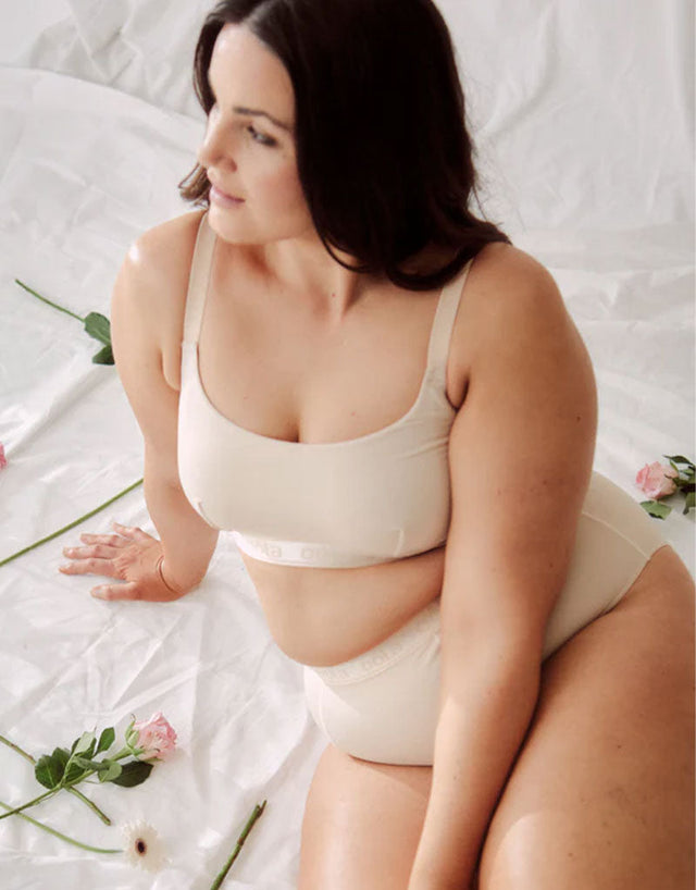 Oola Hidden Wire Bralette Latte Beige