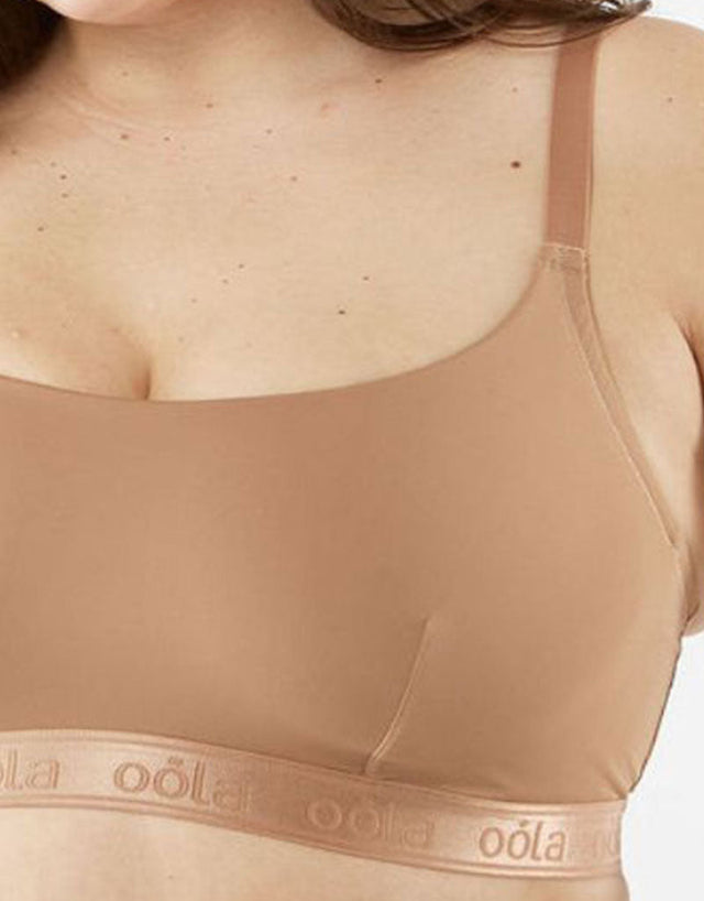Oola Hidden Wire Bralette Mocha Brown
