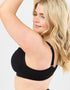 Oola Super Soft Cotton Moulded T-Shirt Bra Black