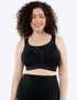 Parfait Wire-Free Active Sports Bra Black