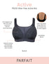 Parfait Wire-Free Active Sports Bra Black