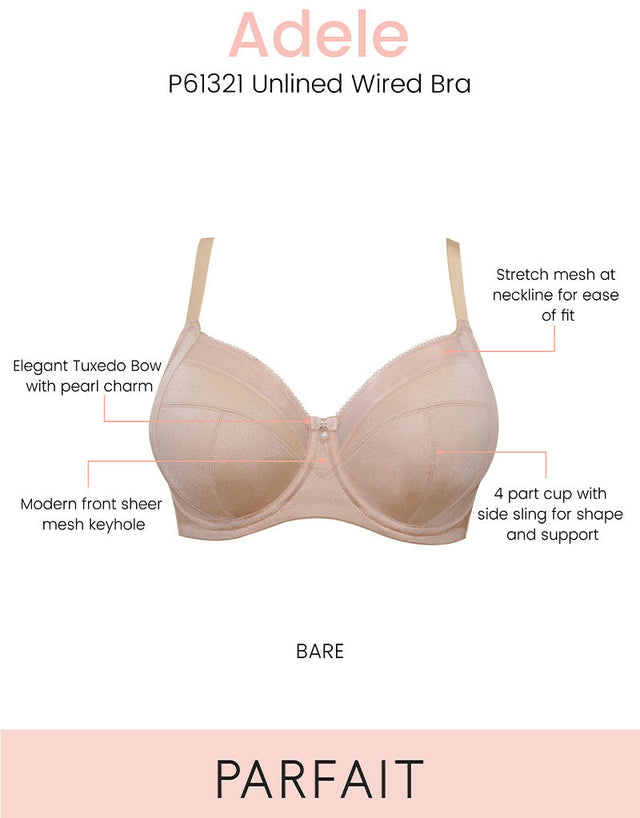 Parfait Adele Full Cup Side Support Bra Latte