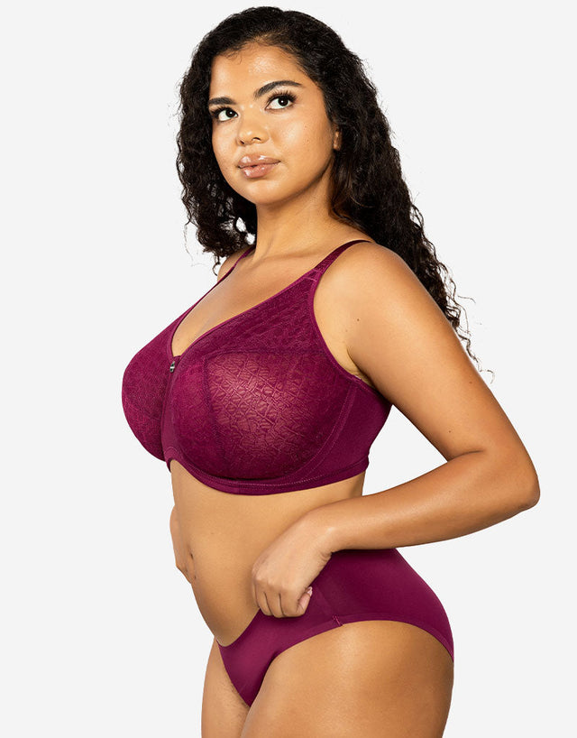 Parfait Enora Minimizer Bra Blackberry Purple
