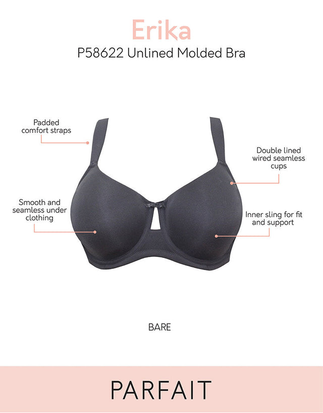 Parfait Erika Moulded Full Cup T Shirt Bra Black