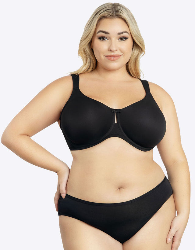 Parfait Erika Moulded Full Cup T Shirt Bra Black