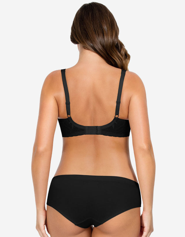 Parfait Leila Moulded Balcony Nursing Bra Black