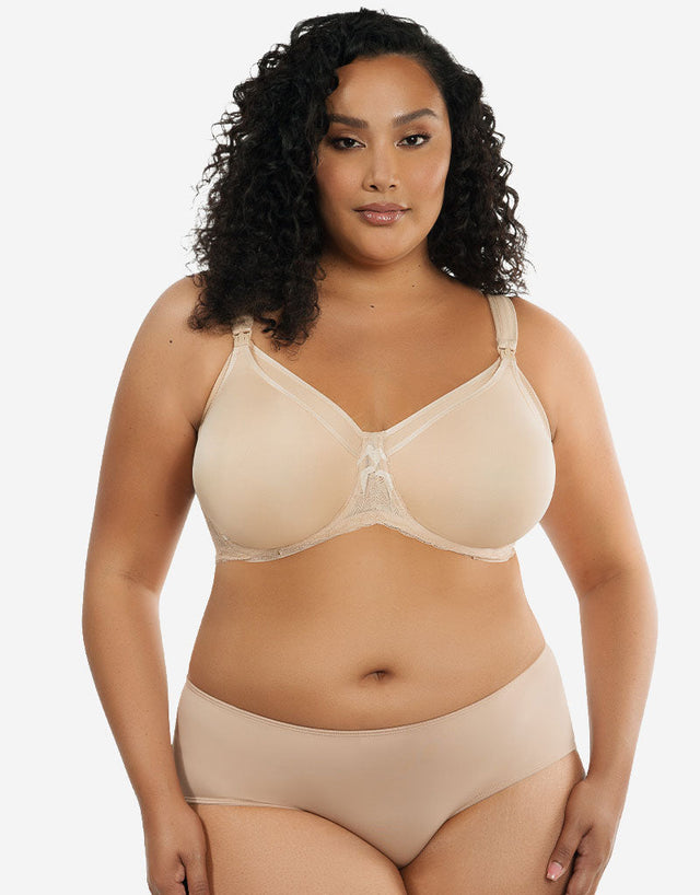 Parfait Leila Moulded Balcony Nursing Bra Latte