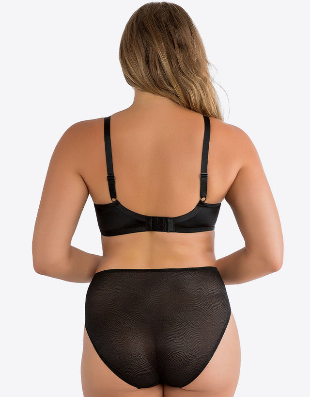 Parfait Pearl Full Cup Side Support Bra Black