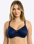Parfait Pearl Unlined Seamless Minimizer Bra Navy Blue