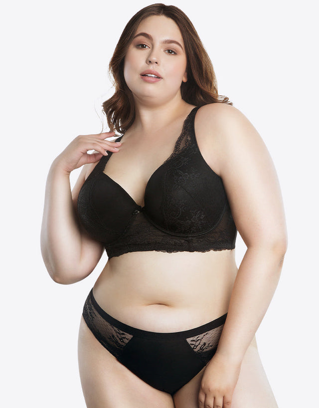 Parfait Sandrine Longline Plunge Bra Black