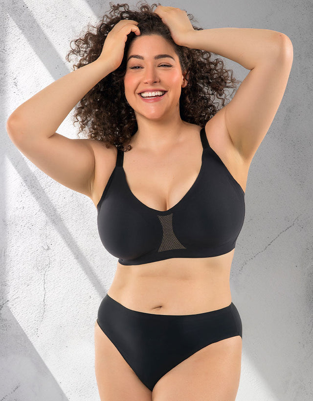 Parfait Simplicity Wirefree Bra Black