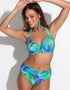 Pour Moi Aruba Fold Over Bikini Brief Aqua Palm