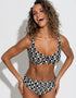 Pour Moi Casablanca Balcony Bikini Top Mono Print