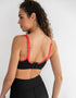 Pour Moi Energy Reach Full Cup Sports Bra Black/Coral