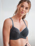 Pour Moi Energy Reach Full Cup Sports Bra Black/Silver