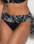 Pour Moi Getaway Fold Over Bikini Brief Black/White