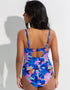 Pour Moi Heatwave Lightly Padded Control Swimsuit Aqua Floral