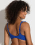 Pour Moi Sicily Longline Balcony Bikini Top Blue/White Spot