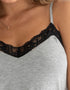 Pour Moi Sofa Loves Lace Secret Support Cami Grey Marl/Black