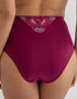 Pour Moi Sofia Lace Embroidered Deep Brief Berry/Pink