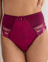 Pour Moi Sofia Lace Embroidered Deep Brief Berry/Pink
