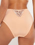 Pour Moi Sofia Lace Embroidered Deep Brief Latte