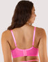 Playful Promises Eddie Longline Balconette Bra Hot Pink