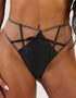 Playful Promises Ramona High Waist Thong Black